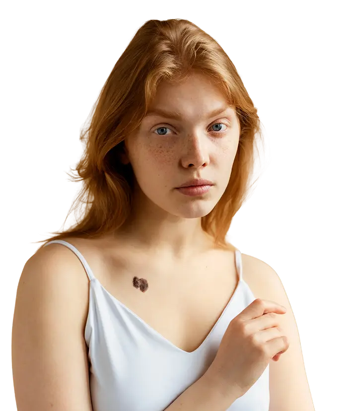 Chest Mole Portrait